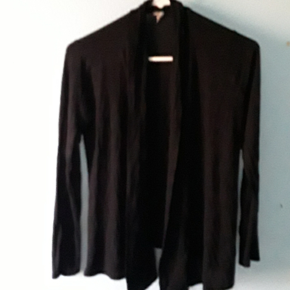Forever 21 Black Open Front Cardigan Size Small